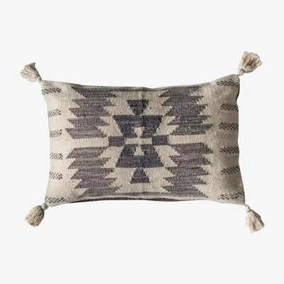 Olivia's Gallery Direct Rio Tassel Grey Cushion | Outlet