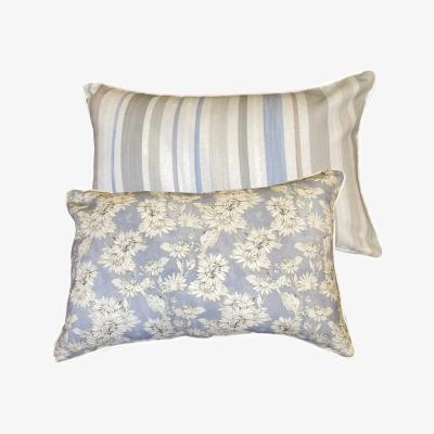 Olivia's Malini Ronda Rectangle Cushion in Blue