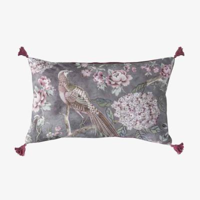 Olivia's Gallery Direct Floral Partridge Tassel Cushion