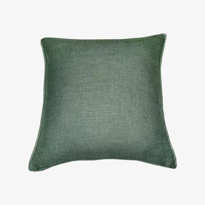 Olivia's Malini Linea Square Cushion in Lizard Green