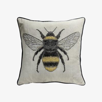 Olivia's Gallery Direct Tapestry Bee Natural Cushion