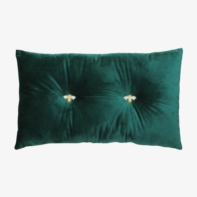 Downtown Riva Bumble Filled Cushion - Emerald