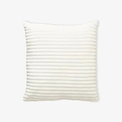 Downtown BHS Ribbon Velour Cushion 45cm - Cream
