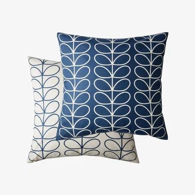 Downtown Orla Kiely Linear Stem Whale Cushion