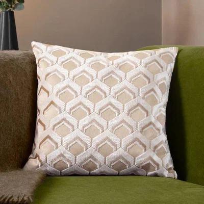 Downtown Riva Ledbury Cushion 45cm - Warm Taupe In Cream