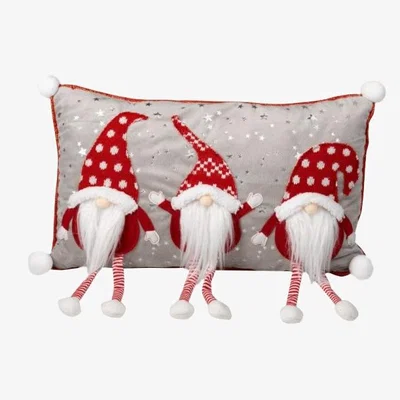 Downtown Smart Garden Gonklets Christmas Cushion - Red