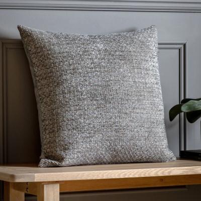 Downtown Chenille Cushion Filled - Grey