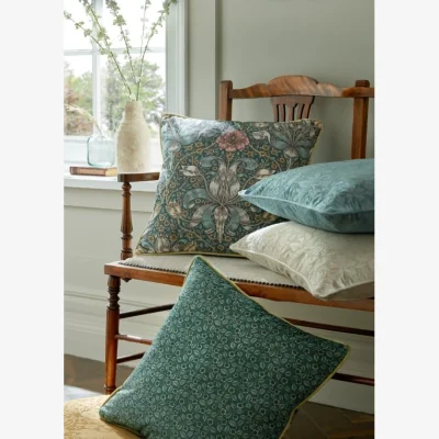 Downtown William Morris At Home Spring Thicket Cushion 45cm - Mineral