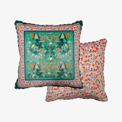Downtown Cath Kidston Wild Abandon Cushion, Velvet