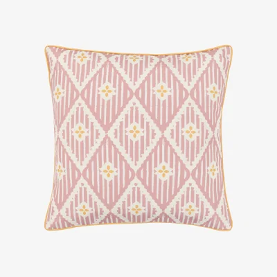 Perch and Parrow Riva Cushion in Pink