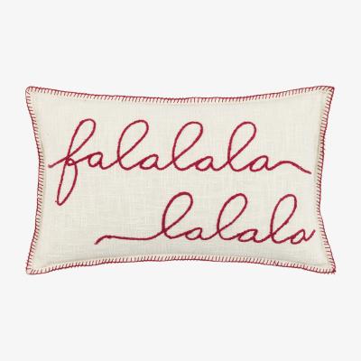 Perch and Parrow Timeless Tidings Falala Cushion