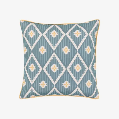 Perch and Parrow Riva Cushion in Blue