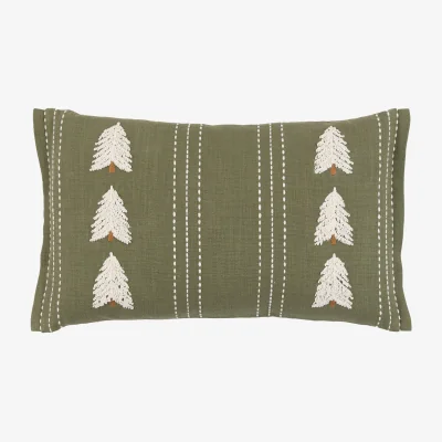 Perch and Parrow Nordic Woodland Tree Motif Cushion