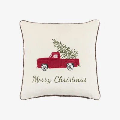 Perch and Parrow Timeless Tidings Christmas Car Cushion