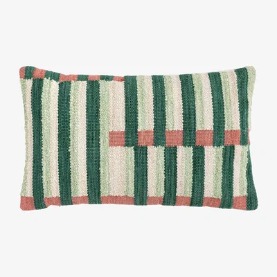 Perch and Parrow Havana Stripe Woven Cushion