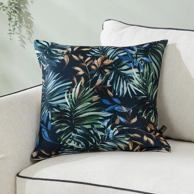 Quatropi Quatropi Scatter Cushion Maldives 50x50cm Navy