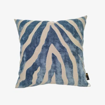 Quatropi Paul Moneypenny Zebedeedodah Blue Scatter Cushion 43cm