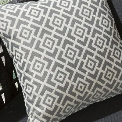 Quatropi 1 Large Luxury Outdoor Scatter Cushions Geometic Cream