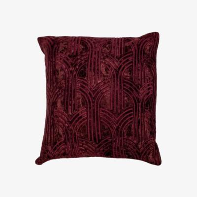 Quatropi Lalique Aubergine Scatter Cushion 45cm