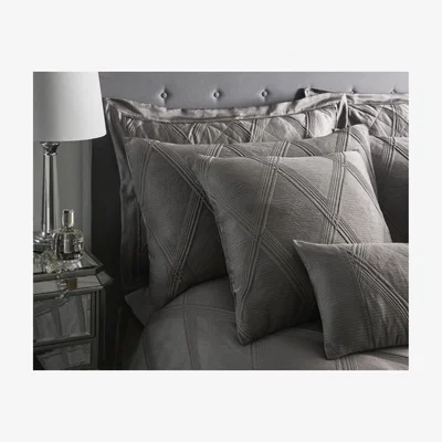 The Range Orlando Boudoir Cushion - Charcoal Grey