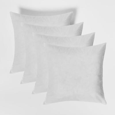 The Range Brentfords Pack of Cushion Inserts Filler Hollowfibre Inner Pads - White / 4