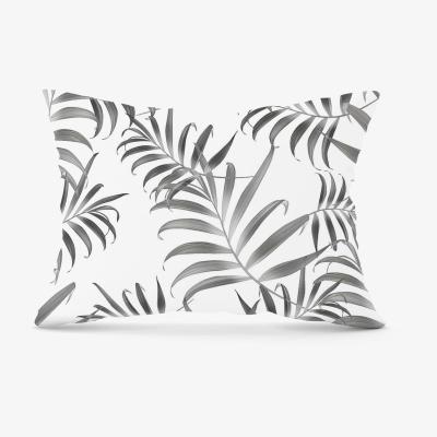 The Range Hawaiian Style Palm Leaves Cushion - Grey / 28cm