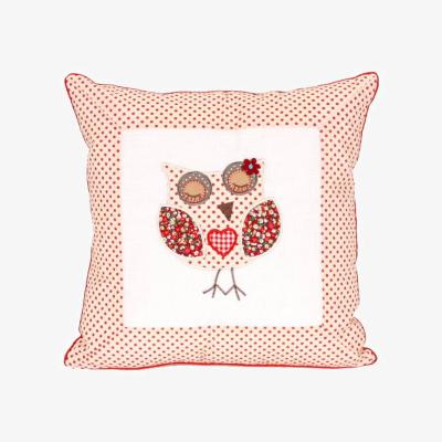 The Range Cute Owl Closed Eye Cushion - Orange
