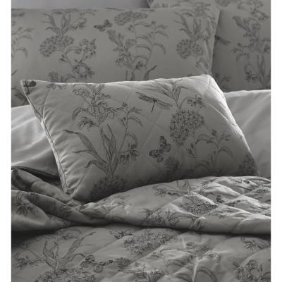 The Range Arboretum Boudoir Cushion Pewter - Pewter