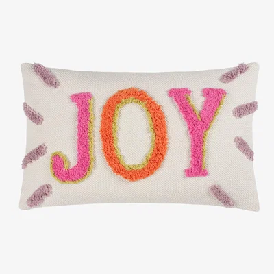 The Range Joy Tufted Cushion - Multicolour / Polyester