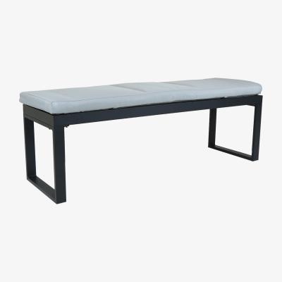 The Range Extrusion Aluminium Bench with 5cm Thick Cushion - Grey