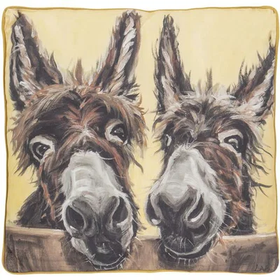 The Range Louise Brown Donkey Cushion