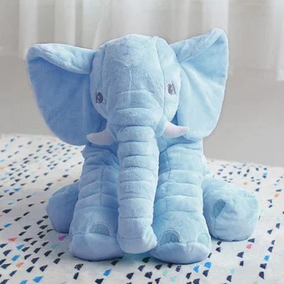 The Range Elephant Doll Baby Pillow Cushion - Blue / 0.83kg