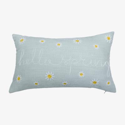 The Range Hello Spring Cushion - Grey