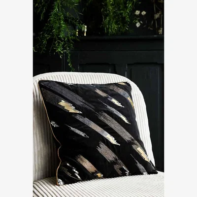 Rockett St George Black Love Struck Cushion