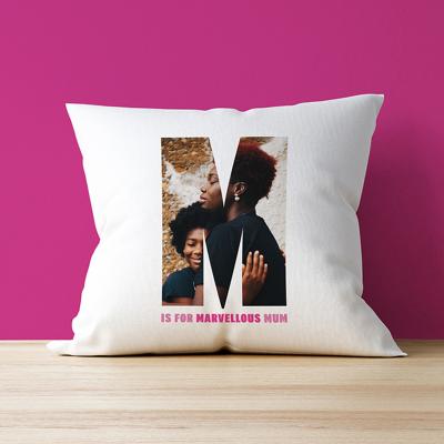 The Range 'M' Is For Marvellous Mum Photo Cushion