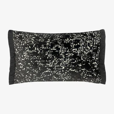 The Range Divante Aster Jacquard Cushion - Black
