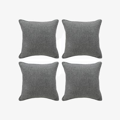 The Range Spencer Faux Wool Filled Cushions - Silver / 4