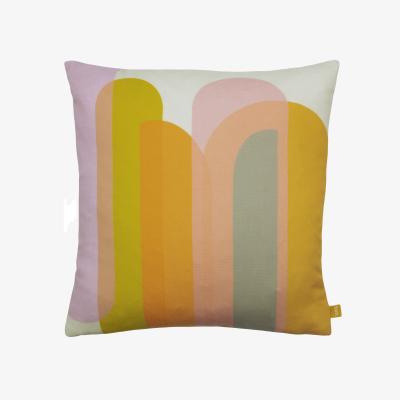 The Range Cotto 100 Recycled Cushion - Multicolour / Feather