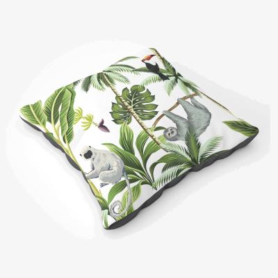 The Range Tropical Sloths Floor Cushion - Green