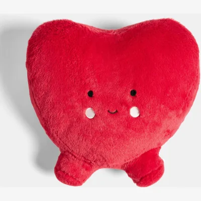 The Range OHS Heart Shaped Cushion - Red
