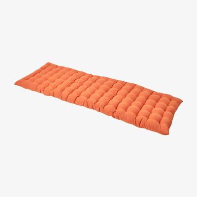 The Range Solid Garden Bench Pad Cushion - Burnt Orange / 143cm