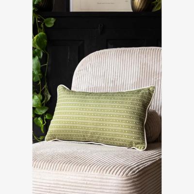 Rockett St George Heritage Reserved Cushion In Green
