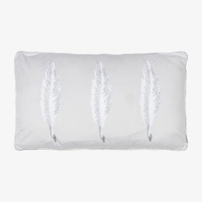 The Range Embroidered Feather Cushion