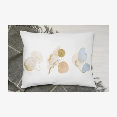 The Range Glitter Shiny Dreamy. Blush, Blue, White, Beige Cushion - White