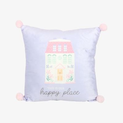 The Range This Is Our Happy Place Cushion - Purple
