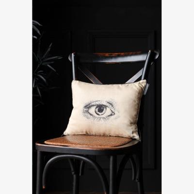 Rockett St George Minds Eye Silk Cushion