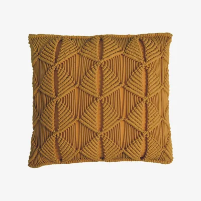 The Range Esmi Cushion Set of 2 - Mustard - Mustard