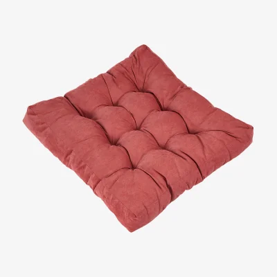 The Range Corduroy Chair Cushion - Red