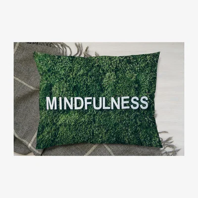 The Range Wellness Mindfulness Cushion - Green