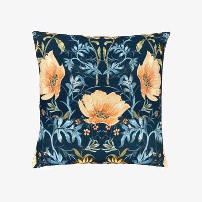 The Range Heritage Peony Peony Cushion - Midnight / Polyester